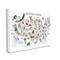 Stupell Industries United States of America Map of Animals Kid's Illustration Canvas Wall Art